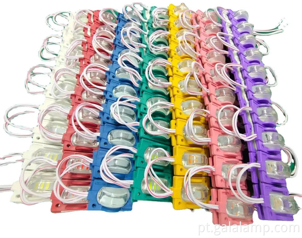 Módulo de fonte de luz lateral de caixa de luz LED ao ar livre com moldagem por injeção